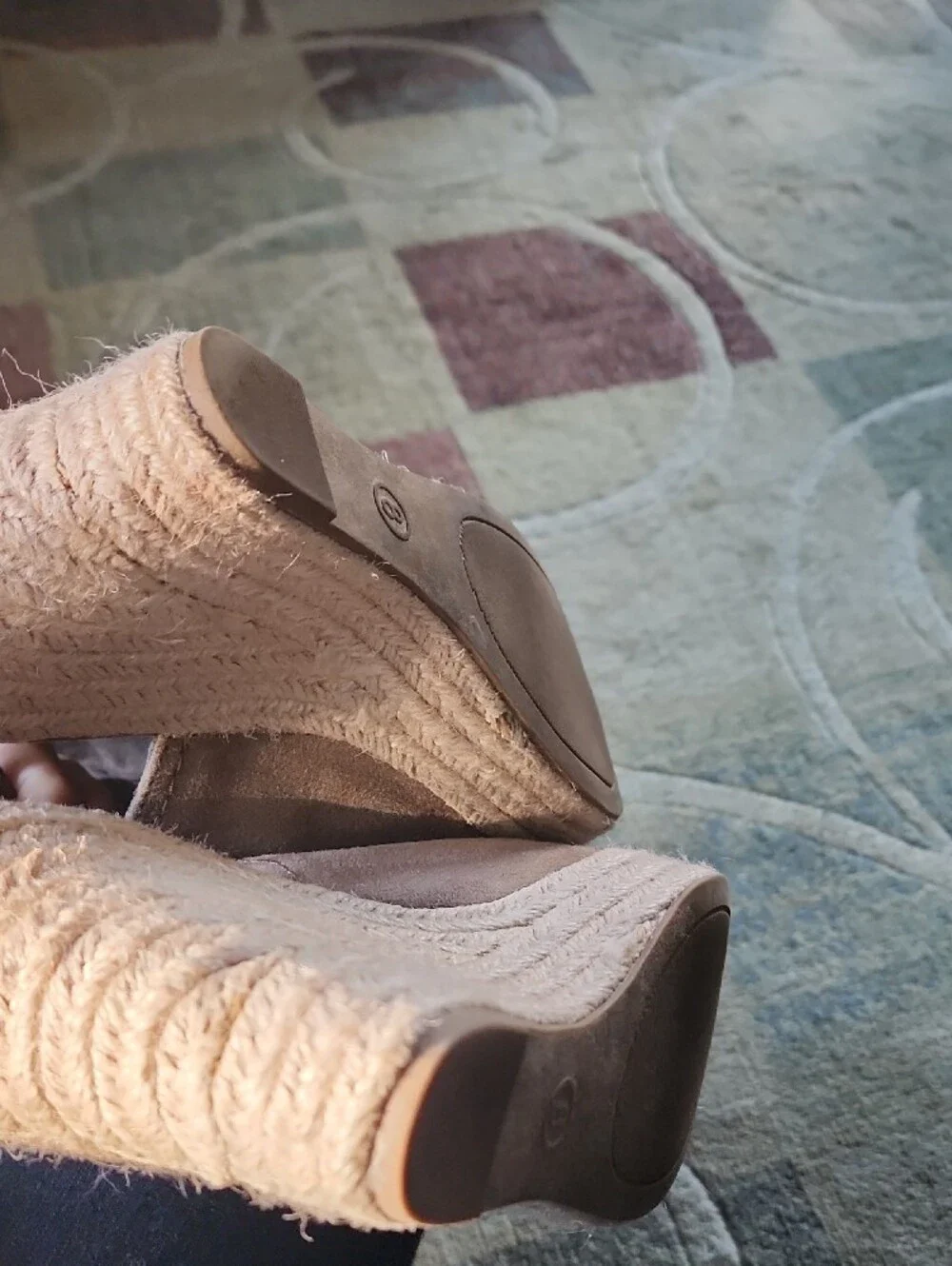 Wedge Espadrille Sandals in Taupe - Women
